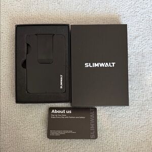 Slimwalt Fan-out Metal Wallet w/Money Clip